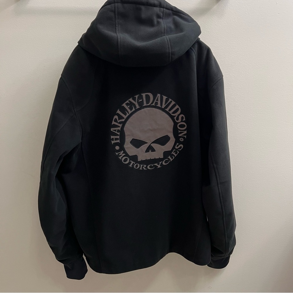 Harley Davidson Cross Roads Il
Fleece Hooded Jacket Willie G Skull Size 2XL - Picture 6 of 16